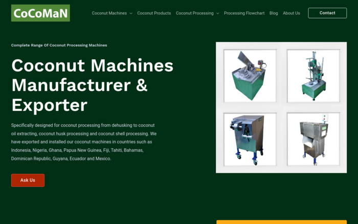CoCoMaN Coconut Machines